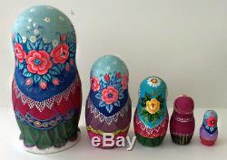 Russian matryoshka doll nesting babushka beauty carnival handmade exclusive