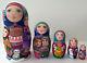Russian Matryoshka Doll Nesting Babushka Beauty Carnival Handmade Exclusive Sale