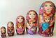 Russian Matryoshka Doll Nesting Babushka Beauty Color Handmade Exclusive