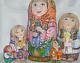 Russian Matryoshka Doll Nesting Babushka Beauty Girl Willow Handmade Exclusive