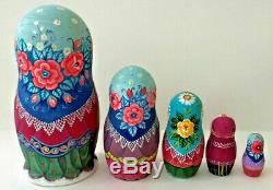 Russian matryoshka doll nesting babushka carnival handmade exclusive
