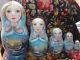 Russian Matryoshka Doll Nesting Babushka Winter Gjel Handmade Exclusive