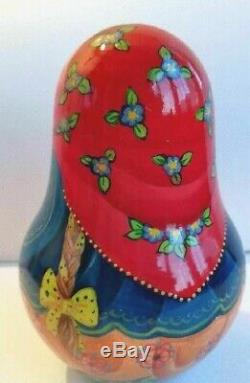 Russian matryoshka tumbler babushka doll beauty Easter handmade exclusive