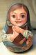 Russian Matryoshka Tumbler Babushka Doll Beauty Squirrel Handmade Exclusive