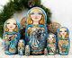 Russian Nesting Doll 7pcs Snow Maiden Fairytale Matryoshka Dolls