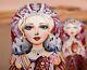 Russian Nesting Doll, Matryoshka, Empress Wooden Doll, Wedding Gift, Home Decor