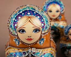Russian nesting doll, Russian ballet Matryoshka, Wooden doll, USSR matryoshka
