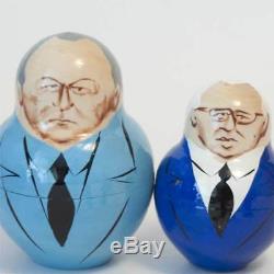 Russian nesting doll matryoshka babushka Yeltsin and Political Leaders 75a