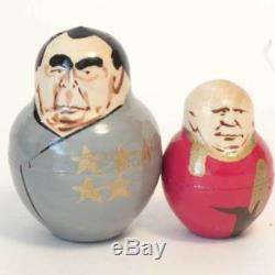 Russian nesting doll matryoshka babushka Yeltsin and Political Leaders 75a