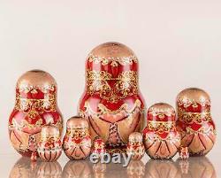 Russian nesting dolls 10 pieces Matryoshka doll Russian dolls Stacking dolls