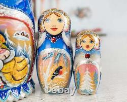Russian nesting dolls Morozko Matryoshka Wooden nesting dolls Russian dolls