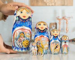 Russian nesting dolls Morozko Matryoshka Wooden nesting dolls Russian dolls