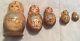 Russian Nesting Dolls Wooden Hand Made In Russia