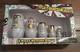 Set Of 6 Robot Nesting Dolls Matryoshka Madness! Babushka Silver Russian New