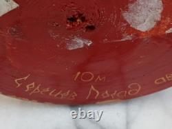 STUNNING! Lge Russian Matryoshka Fairy Tale Nesting Dolls, 10 piece 10.5 signed