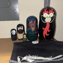 Samurai Jack Russian Nesting Dolls (Super Rare Numbered, NEW With Bag!)