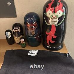 Samurai Jack Russian Nesting Dolls (Super Rare Numbered, NEW With Bag!)