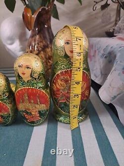 Sergiev Posad 5 Piece Matryoshka Doll Russian Nesting Doll