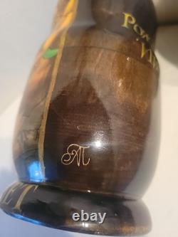 Set of 5 Life Scenes of Jesus Nesting Dolls Matryoshka-signed By Artist. Russian