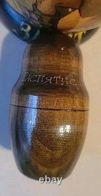 Set of 5 Life Scenes of Jesus Nesting Dolls Matryoshka-signed By Artist. Russian