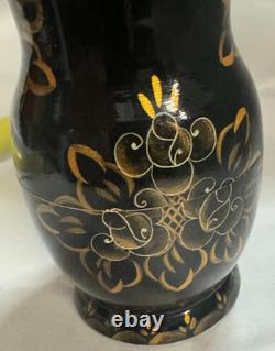 Set of 5 Vintage Russian Hand Painted Matryoshka Nesting Dolls Signed by Artist
