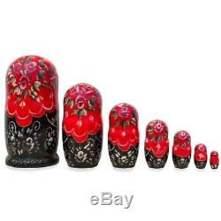Set of 7 The Nutcracker Wooden Matryoshka Russian Nesting Dolls 8.5 Inches