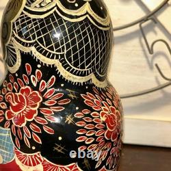Signed 14 Pce Russian Hand Painted Matryoshka Nesting Doll Incomplete