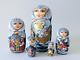 Snow Queen Nesting Doll Set Of 5 (russian Collection Sacramento) Sale