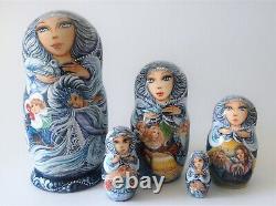 Snow Queen Nesting Doll Set of 5 (Russian Collection Sacramento) Sale