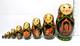 Stacking Traditional Wood Russian Matryoshka Nesting Dolls Set Of 9 Signed 13