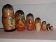 Star Wars Authentic Russian Matryoshka Nesting Dolls With 7 Wooden Dolls (1990's)