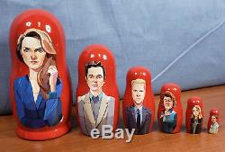 THE AMERICANS 2018 FYC Promo FINAL SEASON 6 Russian Nesting Dolls MATRYOSHKA Set