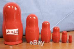 THE AMERICANS 2018 FYC Promo FINAL SEASON 6 Russian Nesting Dolls MATRYOSHKA Set