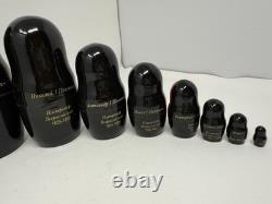 Ten Romanovs Dynasty Hand-Painted Wooden Nesting Dolls by Vishnyakov V. V