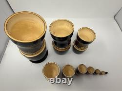 Ten Romanovs Dynasty Hand-Painted Wooden Nesting Dolls by Vishnyakov V. V