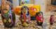 The Beatles Yellow Submarine Wooden Russian Nesting Dolls Made In Russia 2000