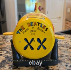 The Beatles Yellow Submarine Wooden Russian Nesting Dolls Made in Russia 2000
