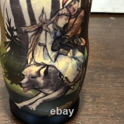 The Gray Wolf Folklore Russian Handmade Matryoshka Nesting Doll 5 Pce