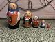 Traditional Matryoshka Happy Family Nesting Dolls Russian Hand Painted 5 Signed