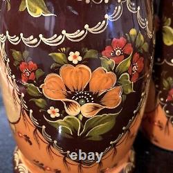 Traditional Poppy Red / Orange Flower Matryoshka Russian Nesting Doll 7 Pce