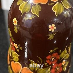 Traditional Poppy Red / Orange Flower Matryoshka Russian Nesting Doll 7 Pce