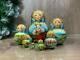 Traditional Russian Matryoshka, Nesting Doll 7 Pieces