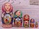 Ukraine Authors Russian Wooden Nesting Dolls Matryoshka Hand-painted 17cm 5pcs