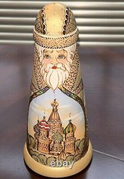 Unique Intricate Detail Hand Painted Wood Burned Matryoshka Russian Nesting Doll