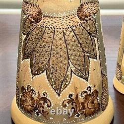 Unique Intricate Detail Hand Painted Wood Burned Matryoshka Russian Nesting Doll