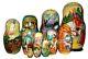 Unique Russian Nesting Doll Russian Fairy-tales-set Of 11- Artist Signed