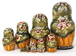 Unique Russian Nesting Doll Russian Winter- Artist Signed
