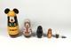 Vtg Disney Cruise Line Dcl Mickey Russian Nesting Dolls Set Holland Lumberjack
