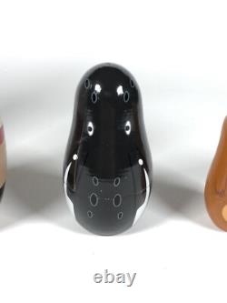 VTG DISNEY CRUISE LINE DCL MICKEY RUSSIAN NESTING DOLLS SET Holland Lumberjack