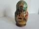 Vtg Russian Matryoshka Signed Nesting Dolls 10 Pc Religious Angels Cherub Poetry